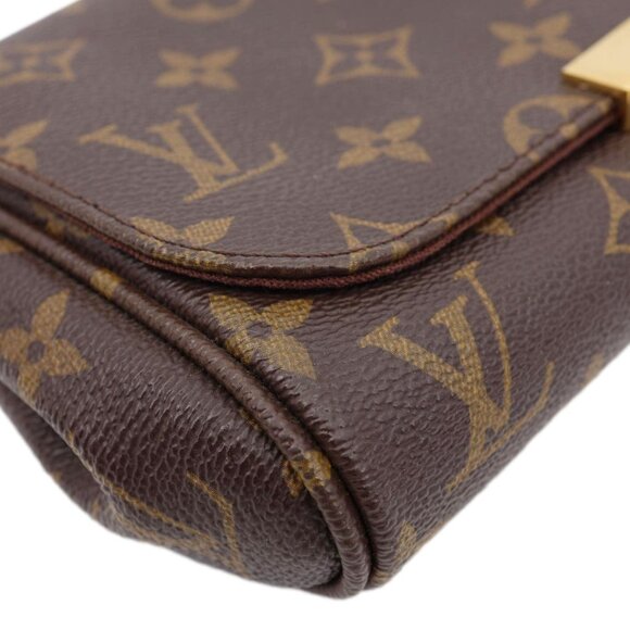 Louis Vuitton  Favorite PM Monogram Canvas Shoulder Bag Brown - Picture 9 of 16